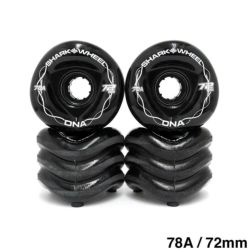 SHARK WHEEL シャークウィール ソフトウィール（クルーザー） DNA 78A BLACK 72mm
