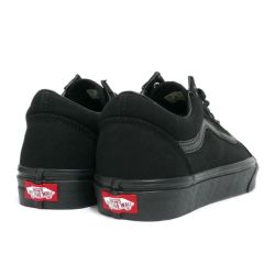 VANS SHOES バンズ シューズ スニーカー OLD SKOOL 黒/黒 BLACK/BLACK（US企画）-2