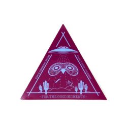 COLOR COMMUNICATIONS STICKER カラーコミュニケーションズ ステッカー MARKING BURGUNDY/LIGHT BLUE