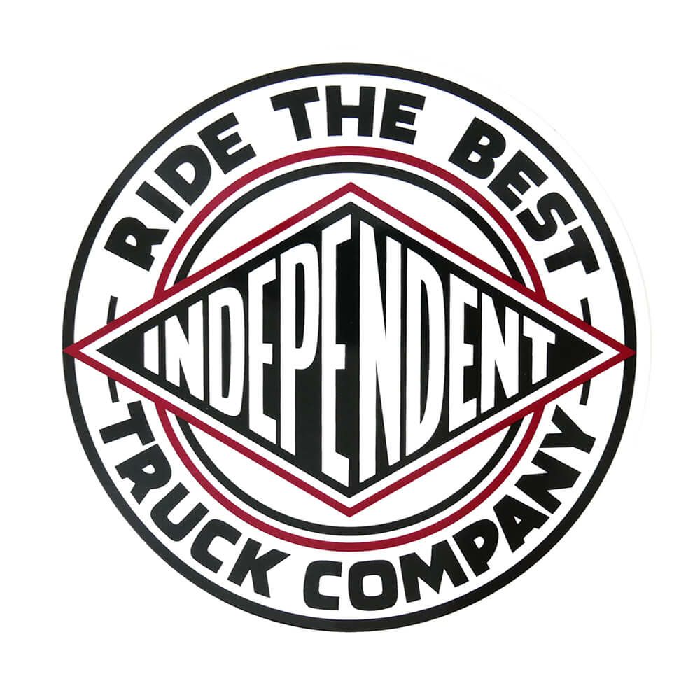 INDEPENDENT STICKER インディペンデント ステッカー RTB SUMMIT WHITE/BLACK/RED