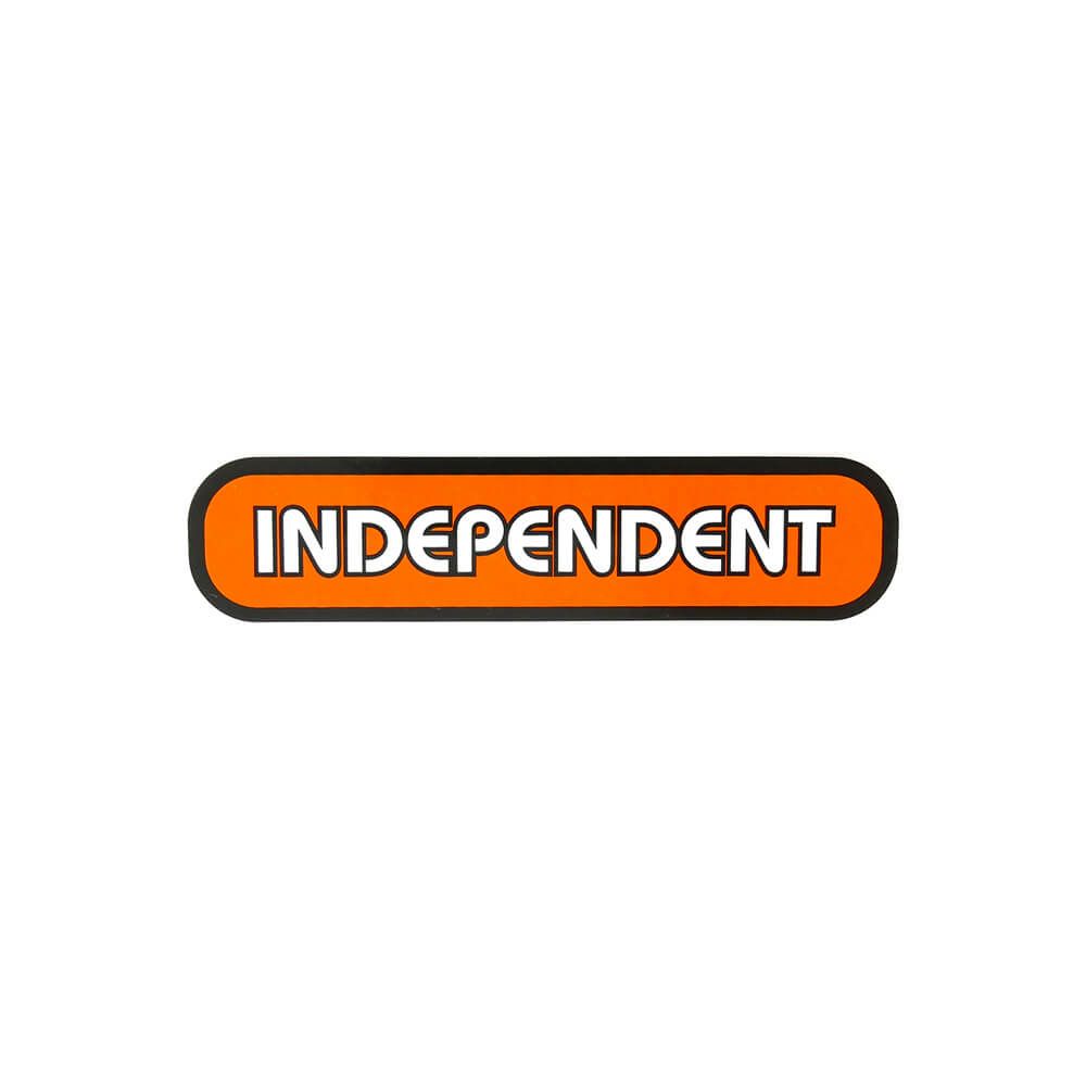 INDEPENDENT STICKER インディペンデント ステッカー BC GROUNDWORK ORANGE