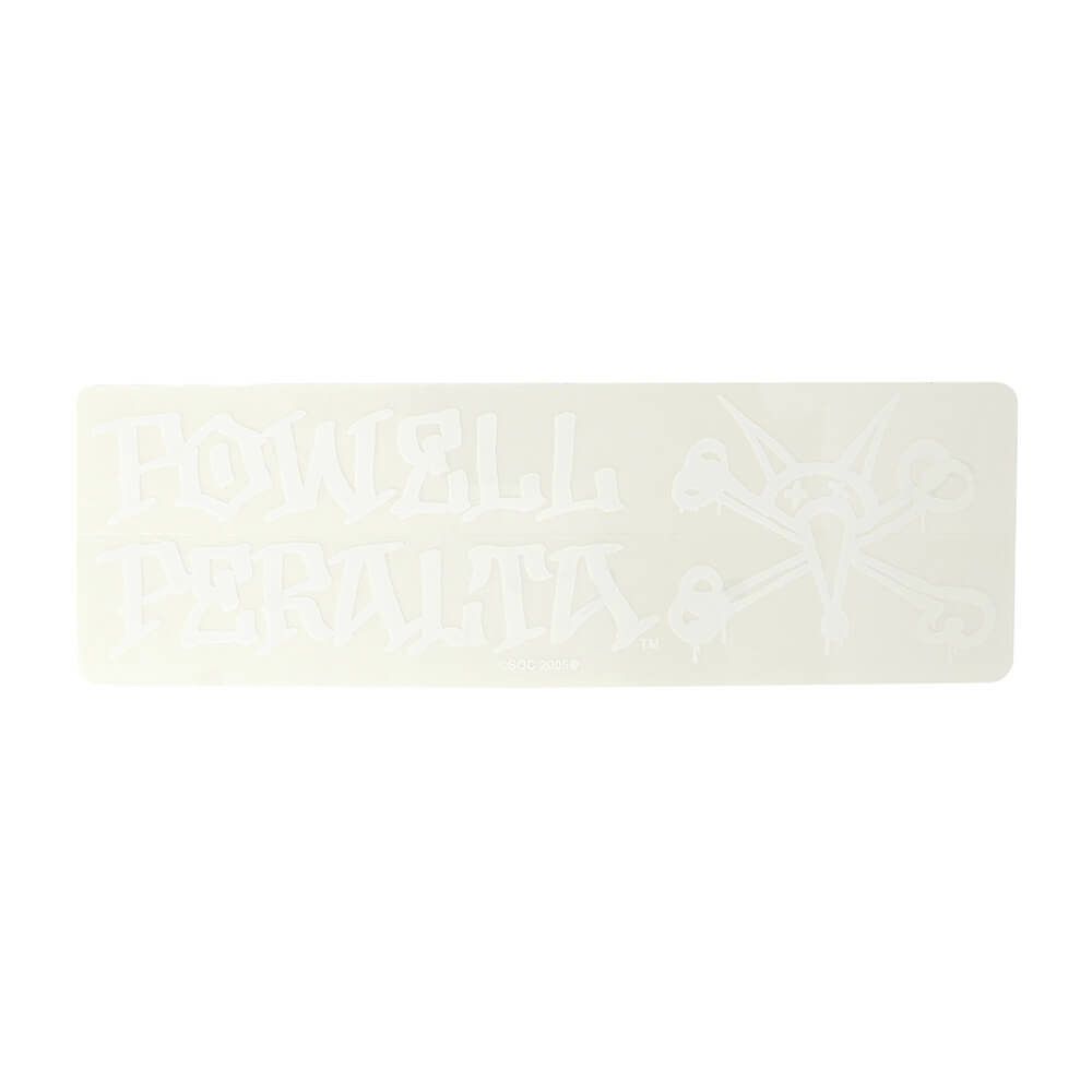 POWELL STICKER パウエル ステッカー VATO RAT WHITE