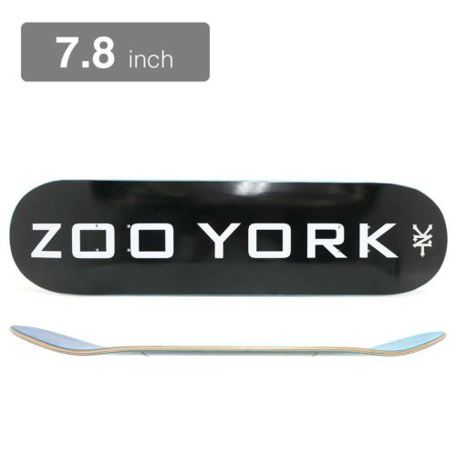 ZOO YORK DECK ズーヨーク デッキ TEAM OG 95 LOGO BLOCK BLACK 7.8 スケートボード スケボー |  スケートボードのカリフォルニアストリート