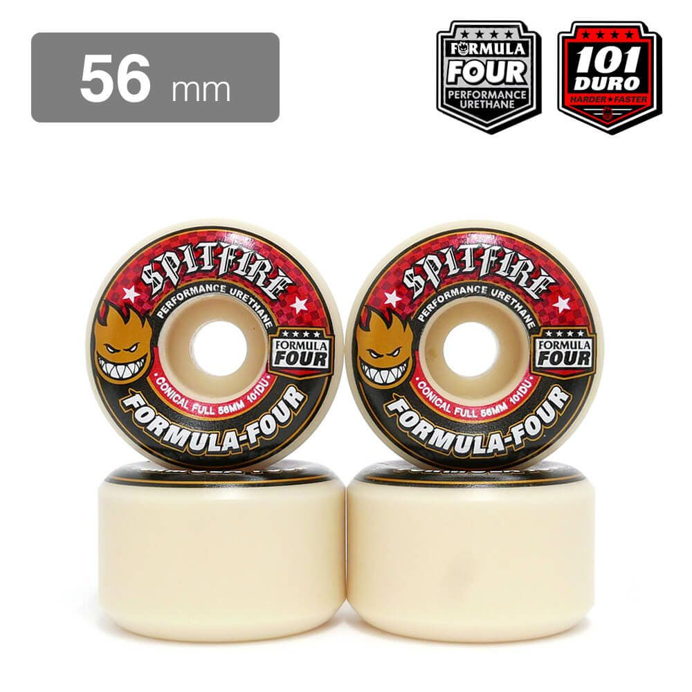 SPITFIRE WHEEL スピットファイヤー ウィール FORMULA FOUR (F4) CONICAL FULL 101D 56mm