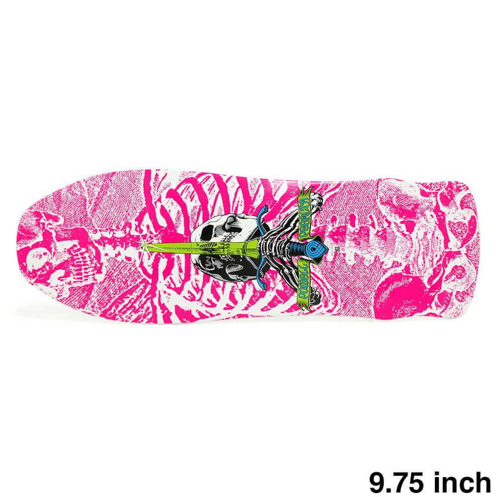 POWELL DECK パウエル デッキ TEAM GEEGAH SKULL & SWORD HOT PINK 9.75