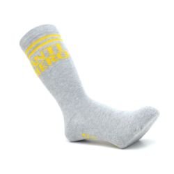 ANTIHERO SOCKS アンチヒーロー ソックス 靴下 BLACK HERO IF FOUND GREY/YELLOW 