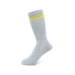 ANTIHERO SOCKS アンチヒーロー ソックス 靴下 BLACK HERO IF FOUND GREY/YELLOW 1