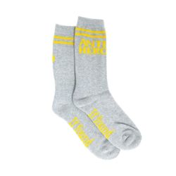 ANTIHERO SOCKS アンチヒーロー ソックス 靴下 BLACK HERO IF FOUND GREY/YELLOW 3