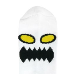 TOY MACHINE SOCKS トイマシーン ソックス 靴下 MONSTER FACE WHITE 4