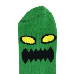 TOY MACHINE SOCKS トイマシーン ソックス 靴下 MONSTER FACE GREEN 4