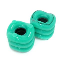 SHARK WHEEL シャークウィール ソフトウィール（クルーザー） CALIFORNIA ROLL（78A） TURQUOISE BLACK PRINT 60mm-1