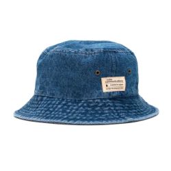COLOR COMMUNICATIONS HAT カラーコミュニケーションズ ハット COTTON TAG BUCKET DENIM DARK BLUE