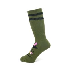 TOY MACHINE SOCKS トイマシーン ソックス 靴下 BLOODSHOT EYE ARMY 1