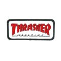 THRASHER PATCH スラッシャー ワッペン OUTLINED WHITE/RED/BLACK
