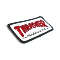 THRASHER PATCH スラッシャー ワッペン OUTLINED WHITE/RED/BLACK 1