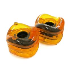 SHARK WHEEL シャークウィール ソフトウィール（クルーザー） DNA TRANSPARENT（78A） AMBER 72mm-1