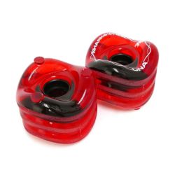 SHARK WHEEL シャークウィール ソフトウィール（クルーザー） DNA TRANSPARENT（78A） RED 72mm-1