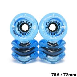 SHARK WHEEL シャークウィール ソフトウィール（クルーザー） DNA TRANSPARENT（78A） SAPPHIRE 72mm