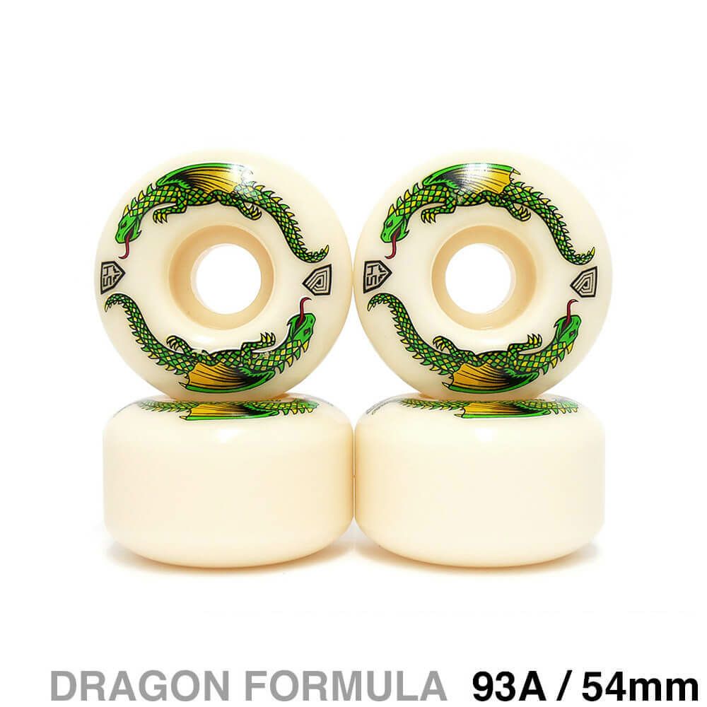 POWELL PERALTA WHEEL パウエルペラルタ ウィール DRAGONS FORMULA（DF）V4 93A GREEN DRAGON 54mm