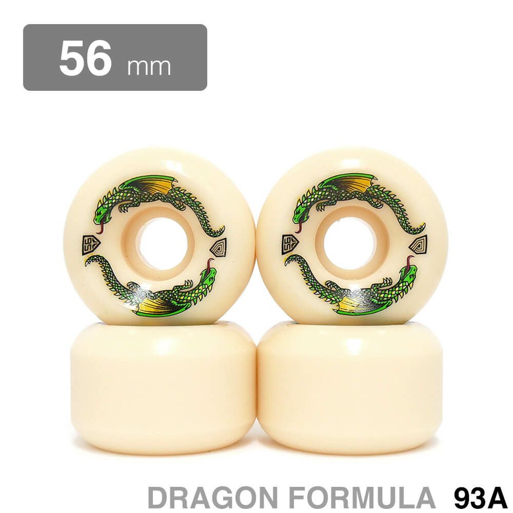 POWELL PERALTA WHEEL パウエルペラルタ ウィール DRAGONS FORMULA（DF）V6 93A GREEN DRAGON 56mm