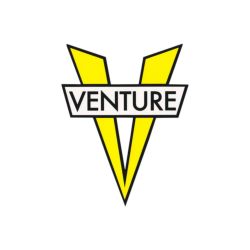 VENTURE STICKER ベンチャー ステッカー V DIE CUT SMALL YELLOW