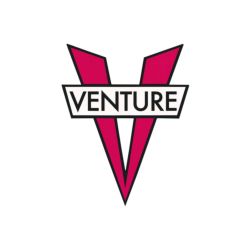 VENTURE STICKER ベンチャー ステッカー V DIE CUT SMALL PINK