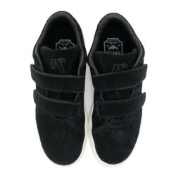 ARETH SHOES アース シューズ スニーカー I VELCRO 黒 BLACK-1