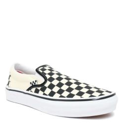 VANS SHOES バンズ シューズ スニーカー SKATE SLIP ON CHECKERBOARD 黒/オフホワイト BLACK/OFF WHITE（US企画）