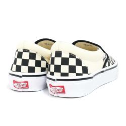 VANS SHOES バンズ シューズ スニーカー SKATE SLIP ON CHECKERBOARD 黒/オフホワイト BLACK/OFF WHITE（US企画）-2