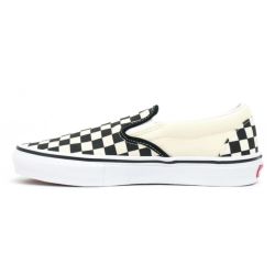 VANS SHOES バンズ シューズ スニーカー SKATE SLIP ON CHECKERBOARD 黒/オフホワイト BLACK/OFF WHITE（US企画）-4