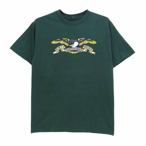 ANTIHERO T-SHIRT アンチヒーロー Tシャツ EAGLE FOREST GREEN/NAVY スケートボード スケボー