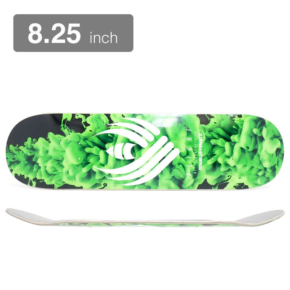 POWELL PERALTA DECK パウエルペラルタ デッキ TEAM COLOR BURST GREEN FLIGHT 8.25