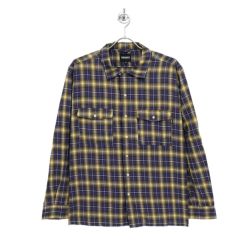 THEORIES LONG SLEEVE セオリーズ 長袖シャツ FLANNEL MECHANICS PURPLE