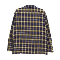 THEORIES LONG SLEEVE セオリーズ 長袖シャツ FLANNEL MECHANICS PURPLE 5