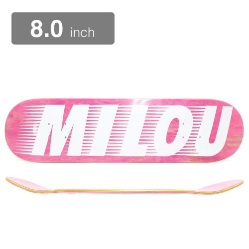 PIZZA DECK ピザ デッキ VINCENT MILOU SPEEDY PINK STAIN 8.0