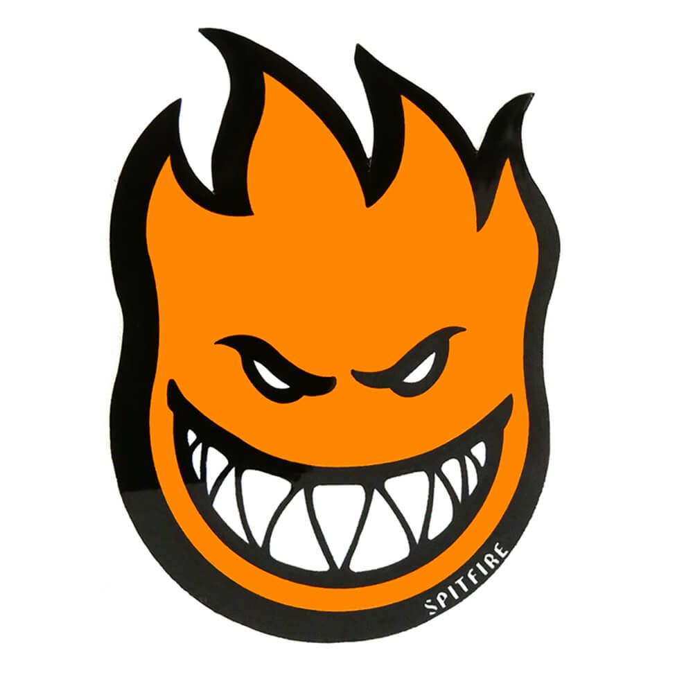 SPITFIRE STICKER スピットファイヤー ステッカー FIREBALL LARGE ORANGE