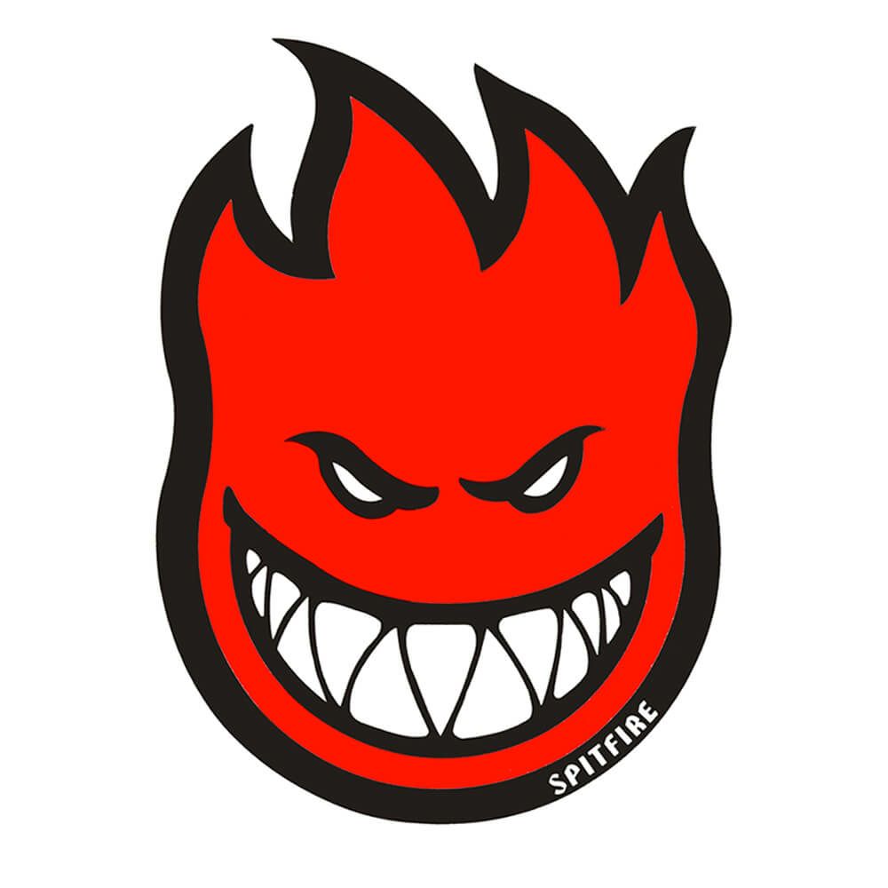 SPITFIRE STICKER スピットファイヤー ステッカー FIREBALL LARGE RED 