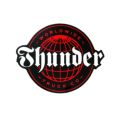 THUNDER STICKER サンダー ステッカー WORLD WIDE BLACK/RED