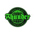 THUNDER STICKER サンダー ステッカー WORLD WIDE BLACK/GREEN