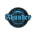THUNDER STICKER サンダー ステッカー WORLD WIDE BLACK/BLUE