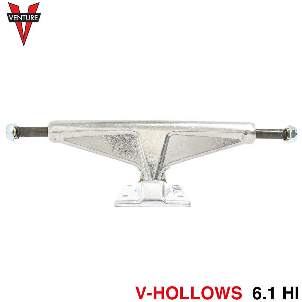 VENTURE TRUCK ベンチャー トラック V-HOLLOWS ALL POLISHED 6.1 HI シルバー