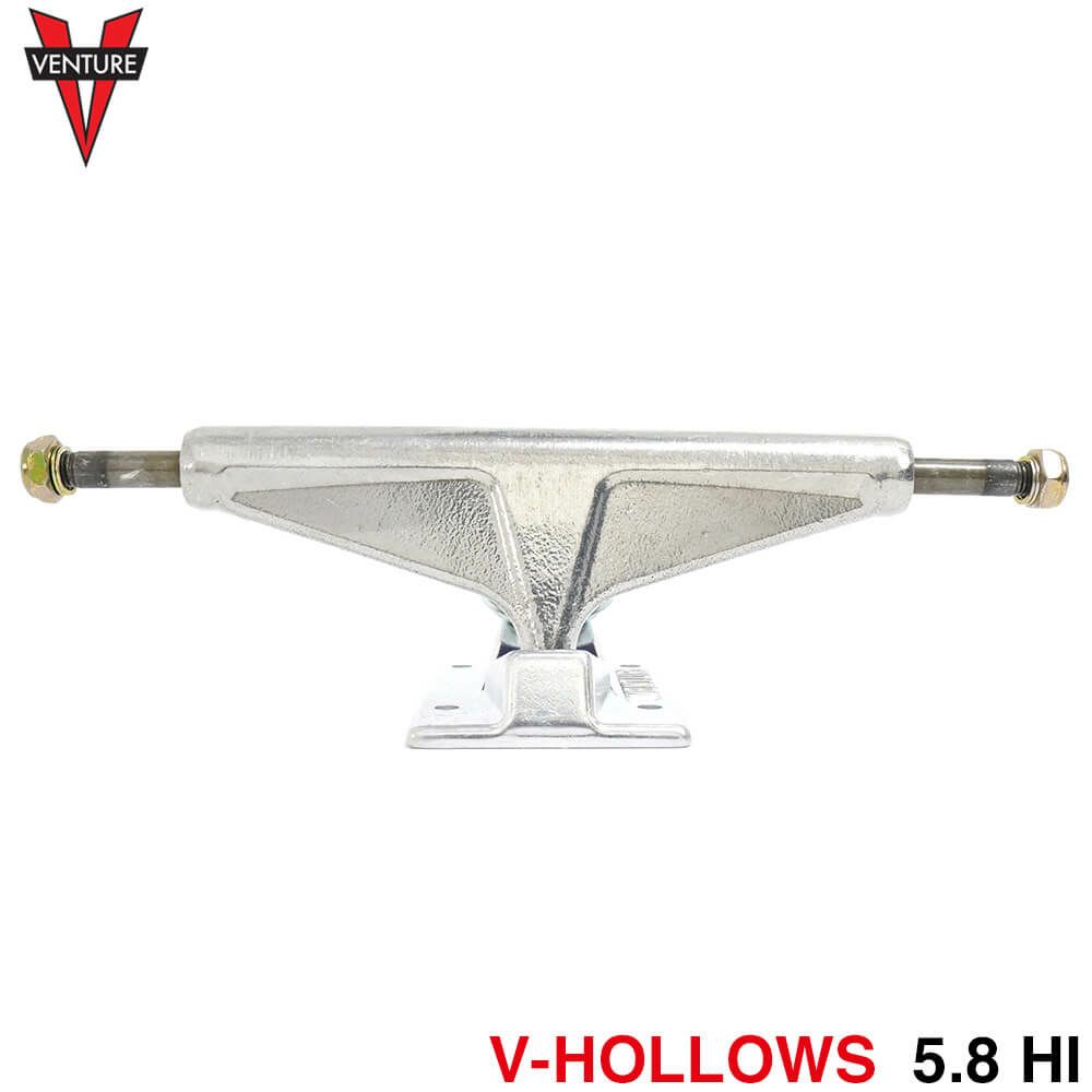 VENTURE TRUCK ベンチャー トラック V-HOLLOWS ALL POLISHED 5.8 HI シルバー