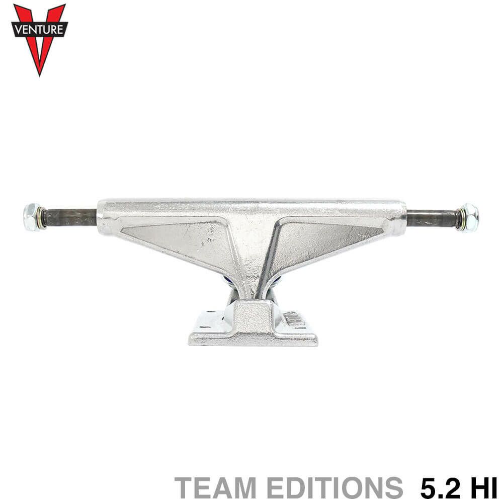 VENTURE TRUCK ベンチャー トラック TEAM EDITIONS ALL POLISHED 5.2 HI シルバー