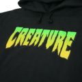 CREATURE HOOD クリーチャー パーカー CREATURE LOGO BLACK 1