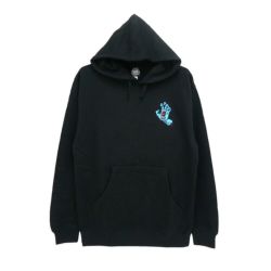 SANTA CRUZ HOOD サンタクルーズ パーカー SCREAMING HAND BLACK 1