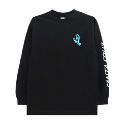 SANTA CRUZ LONG SLEEVE サンタクルーズ ロングスリーブTシャツ SCREAMING HAND BLACK 1