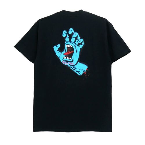 SANTA CRUZ T-SHIRT サンタクルーズ Tシャツ SCREAMING HAND BLACK