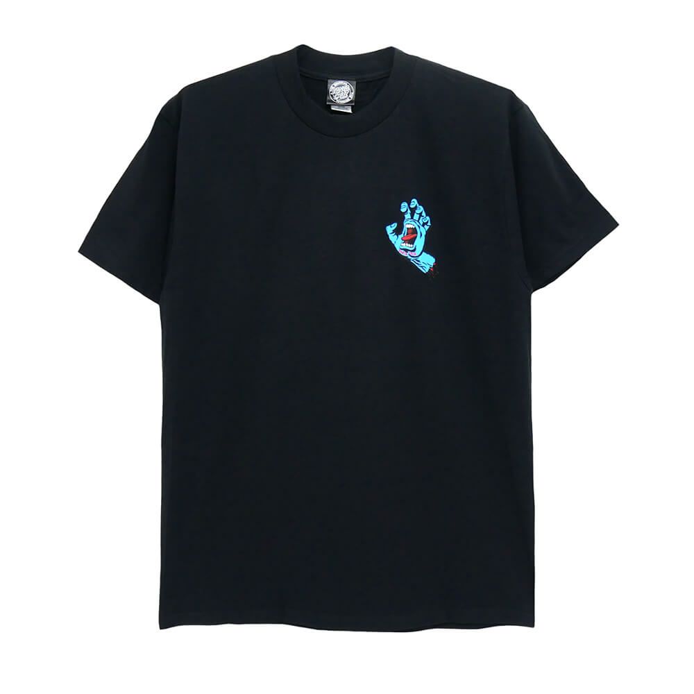 SANTA CRUZ T-SHIRT サンタクルーズ Tシャツ SCREAMING HAND BLACK 1