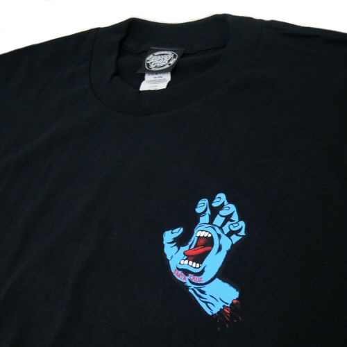 SANTA CRUZ T-SHIRT サンタクルーズ Tシャツ SCREAMING HAND BLACK