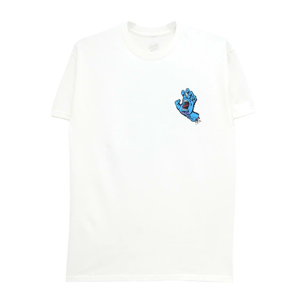 SANTA CRUZ T-SHIRT サンタクルーズ Tシャツ SCREAMING HAND WHITE 1